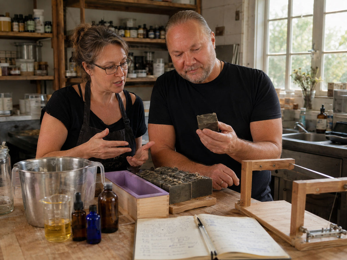 A soapmaker and a clinical psychologist.