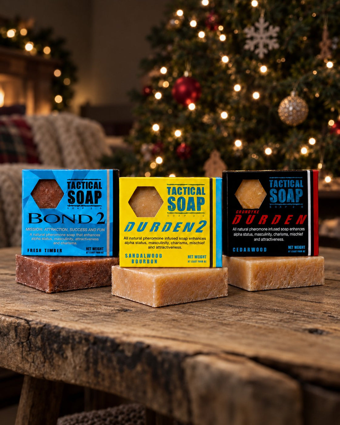 Winter Woods Soap Trio