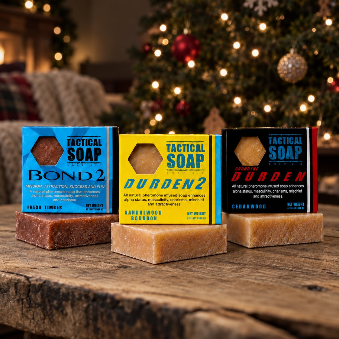 Winter Woods Soap Trio