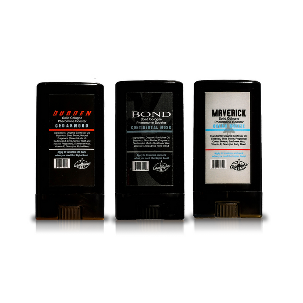Solid Cologne Pheromone Booster 3-Pack