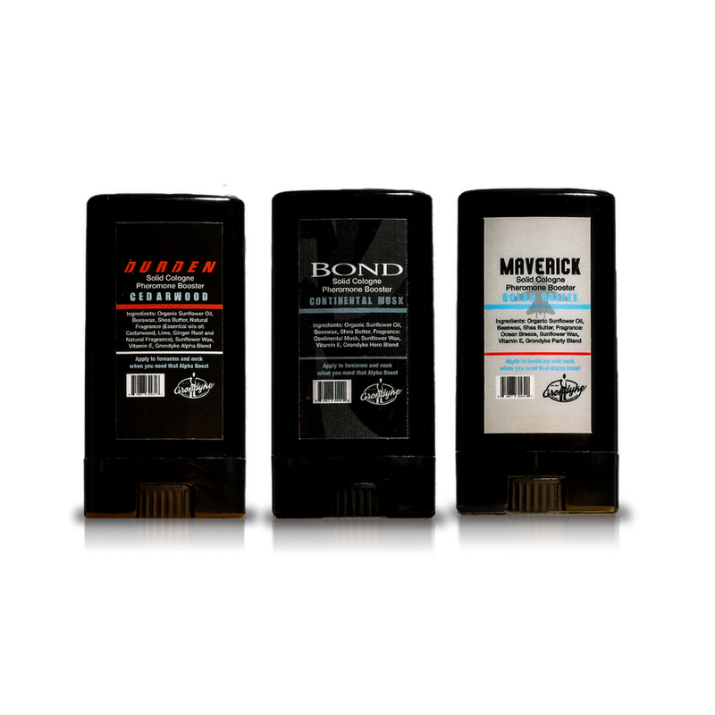 The Trifecta Solid Cologne 3-Pack – Bond, Durden & Maverick