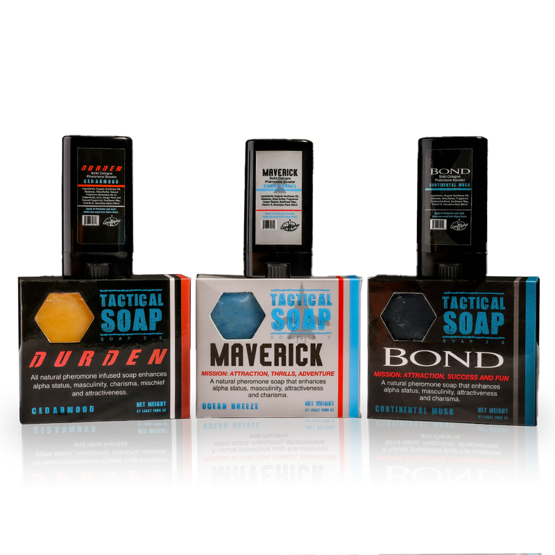 The Trifecta Kit – 3 Soaps + 3 Solid Colognes