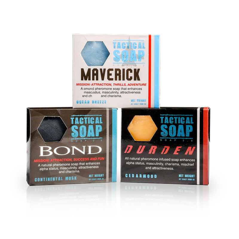 The Trifecta Soap 3-Pack – Bond, Durden & Maverick